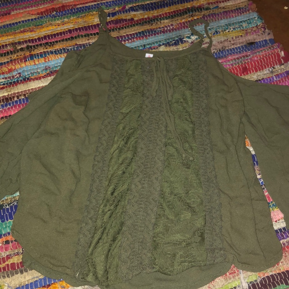 Olive Green Top